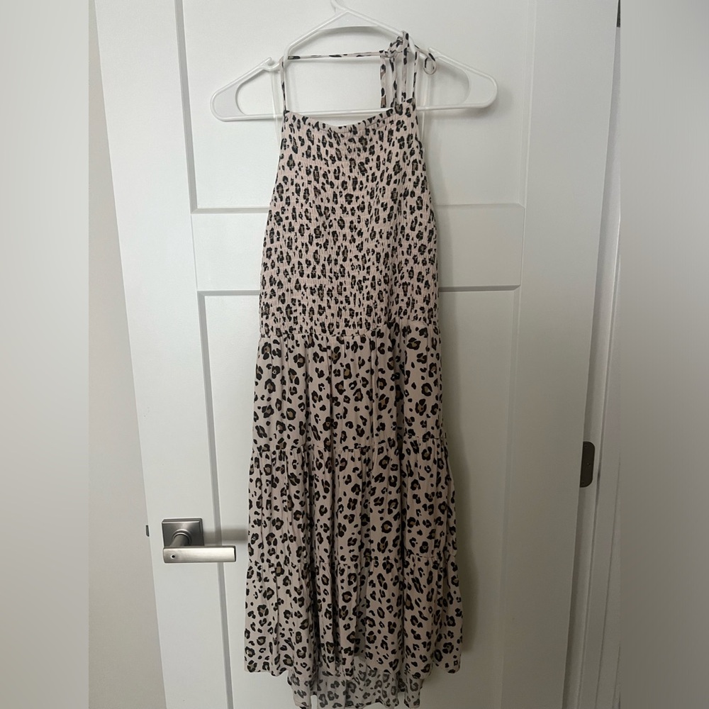 American Eagle Outfitters Animal Print A-Line Skirt